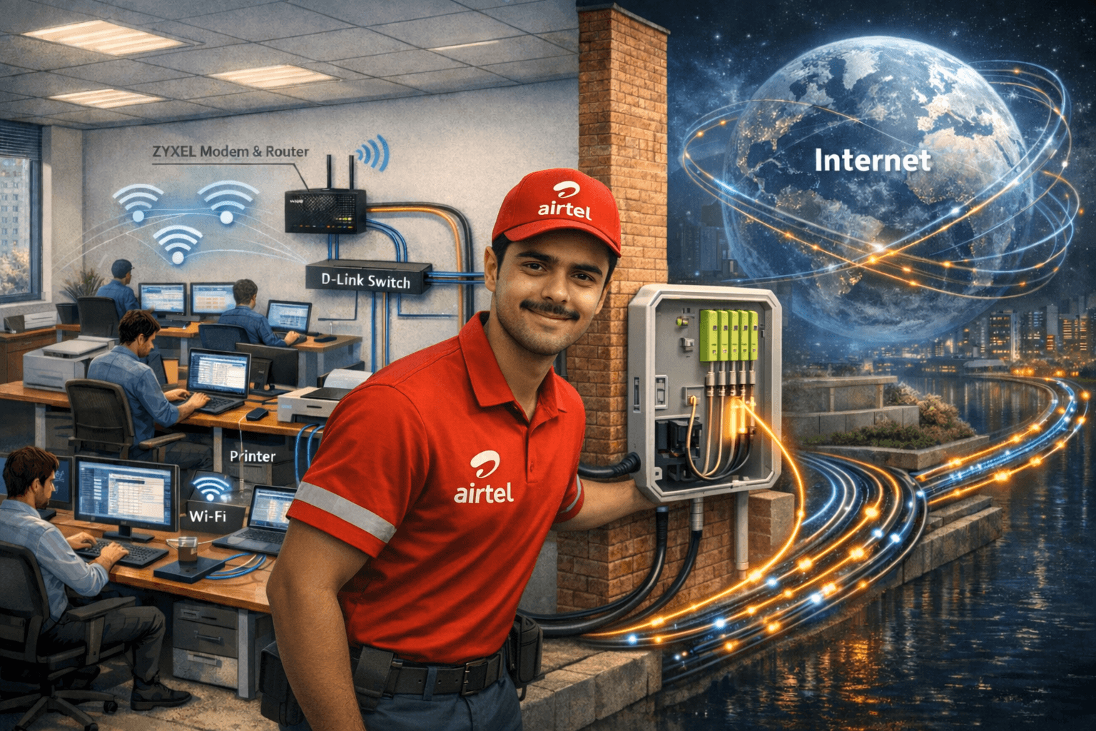 Barun's Experience: Learning Networking Devices While Setting Up a New Office