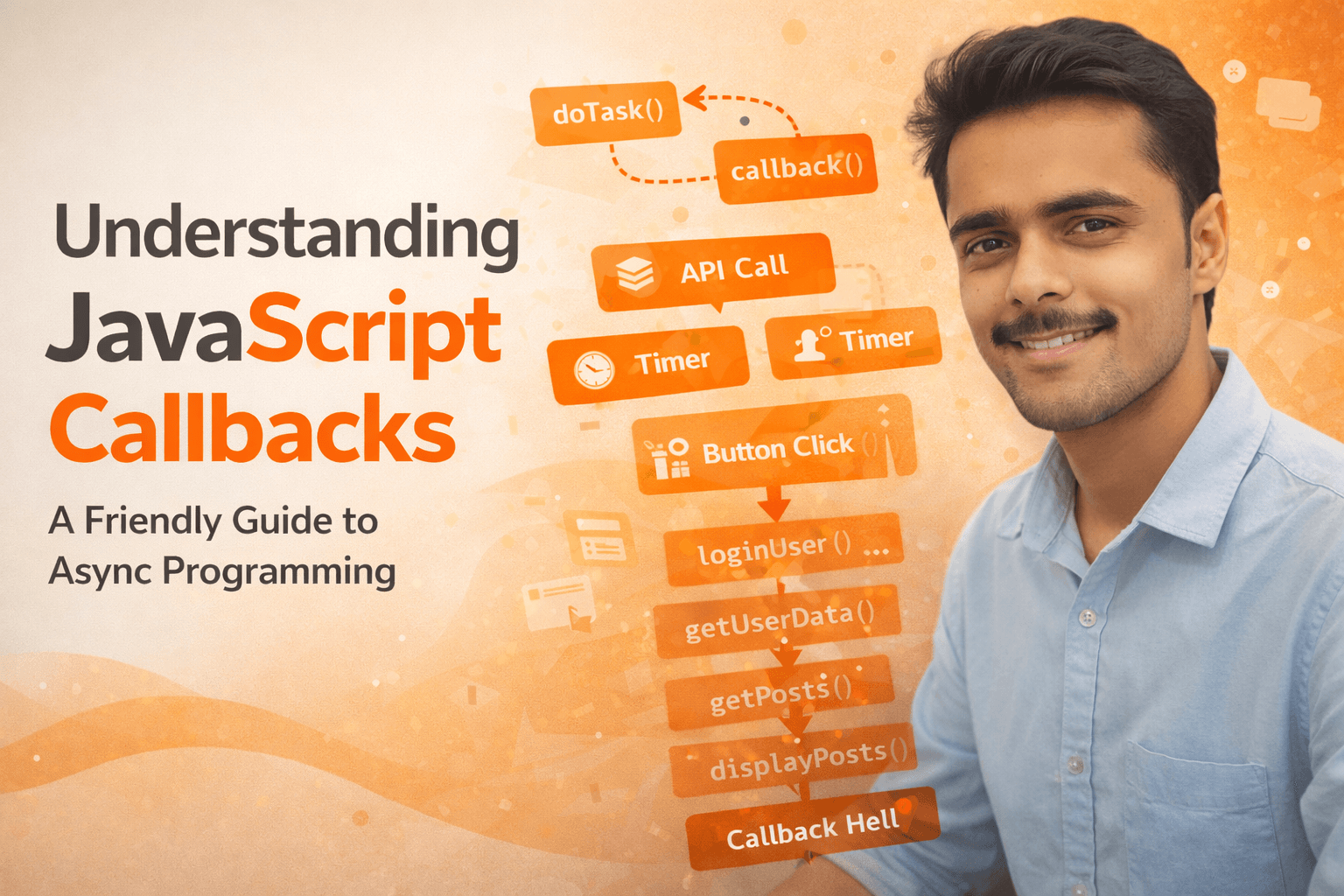 JavaScript Callback Functions Explained Simply (With Real Examples & Callback Hell)